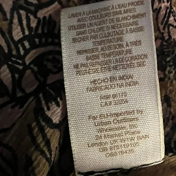 Free People Hendrix Olive Green Long Sleeve Blouse Top Size Small - Picture 11 of 12